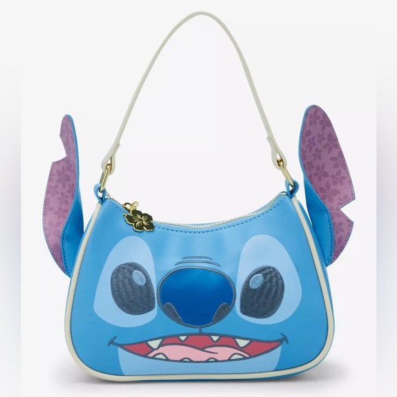 Loungefly Handbags - NWT LOUNGEFLY FLORAL STITCH FIGURAL CROSSBODY